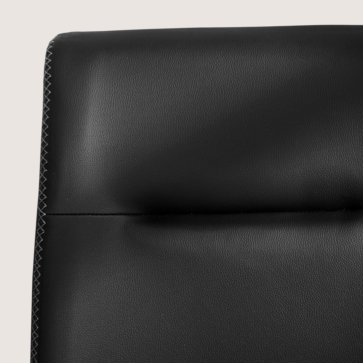 CHUN YI Modern Farmhouse Faux Leather Dining Chairs, Upholstered Kitchen Chairs