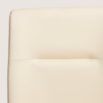 CHUN YI Modern Farmhouse Faux Leather Dining Chairs, Upholstered Kitchen Chairs