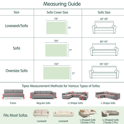 CHUN YI Chenille Couch Cover, Soft Sectional Sofa Covers for Dogs, Washable Couch Covers for 2 Cushion Couch Sofa, Boho L shaped Slipcover, Multi-Use Furniture Protector