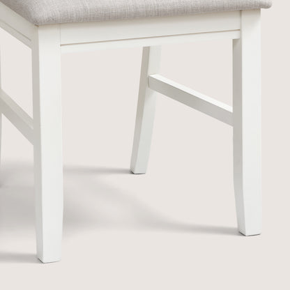 CHUN YI Farmhouse Solid Wood Dining Chairs, Set of 2
